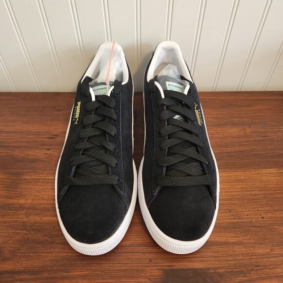 Size 11 Men's PUMA Suede Classic XXI Black White (AA20) - Picture 4 of 12